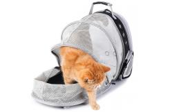 China Travel Portable Pet Carrier Backpack Breathable Custom Bubble Dog Backpack supplier