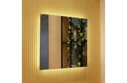 China Touch Control Custom Bathroom Mirrors Salons Custom Makeup Mirror With Lights supplier