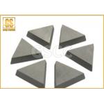 Hardness Tungsten Carbide Brazed Tips , Carbide Cutting Tips YG3 YG6X Grade for sale
