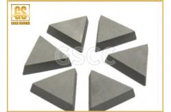 China Hardness Tungsten Carbide Brazed Tips , Carbide Cutting Tips YG3 YG6X Grade supplier