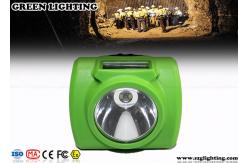 China Anti - Explosion Led Mining Lamp , 13000 Lux Hard Hat Lights With USB Charger supplier