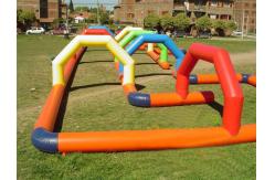 China Lage-Scale Inflatable Race Track Filed ,Inflatable Amusement Park supplier