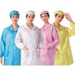 Long Sleeve Anti Static T Shirt ESD 2.5mm Cleanroom Hooded Work Pants for sale