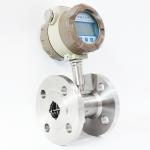 DN100 DN50 Turbine Flow Meter , Ex ia IIC T4 Oil Flow Sensor for sale