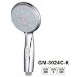 Roundface Handheld Bathroom Shower Head Polished Chrome With Touch Button
