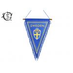 Sweden Digital Printed Pennant Custom Made Flags World Cup National Country Team Banner for sale