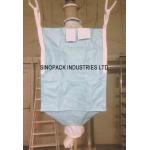 Type D Fibc CROHMIQ blue / white for chemical powder transportation for sale