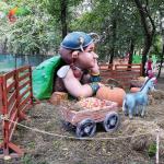 Personalised  Theme Park Animatronics Giant Animatronics For Trampoline Park