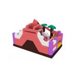 Interactive Games Giant Inflatable Fun City Bouncy House Dry Slide Inflatable Jumping Castle