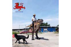 China Realistic Walking Dinosaur Costume , Animatronic Walking T Rex Costume supplier