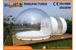 China Transparent Advertising Inflatables / Inflatable Bubble Room 8m Diameter supplier