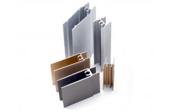 China Anodized Polished Aluminum Profile For Glass Sliding Door Wardrobes Frame supplier