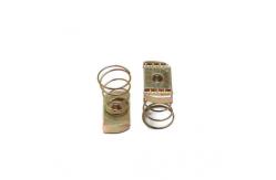 China Unistrut Channel Spring Nut Yellow Zinc Spring Nut Horn Spring Channel Nut supplier