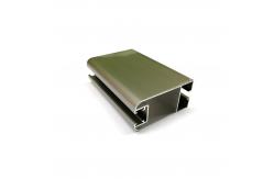 China OEM Oxidized Smooth Anodized Aluminum Extrusion Profiles For Doors Frame supplier