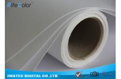 China Inkjet Matte Water Resistant Polyester Fabric Roll 220Gsm For Pigment Digital Printing supplier