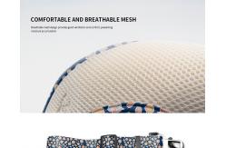 China Breathable Dog Collar Harness And Leash Set Printed Customized Harness Leash Set supplier