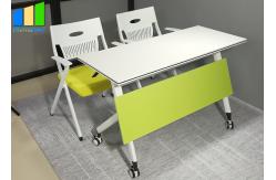 China Office Furniture Partitions Folding Desk Foldable Training Table Stackable Conference Tables supplier