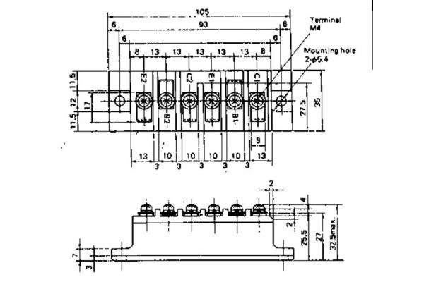 EVK71-060 BIPOLAR TRANSISTOR MODULES Rating and Specifications  FUJITSU IGBT Power Module