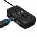 200 Watt Charger Universal Socket 2 AC 2 USB Ports DC 12V to 110V 220V Converter 200W GaN PD Fast Car Power Inverter for sale