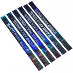 Silver Customized Shiny Laser Glitter Event Wristband for Fashionable Party Entry