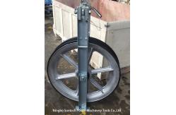 China Transmission Line Aluminum Wheel Conductor Stringing Pulley Block supplier