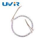 3D Shape Infrared Heating Element Tube Clear Quartz Halogen Tube For Heating Equipment Components for sale
