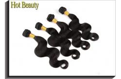 China 6A+ Remy Virgin Human Hair Extensions Natural Black Body Wave supplier