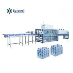 Automatic Plastic Bottle Shrink Wrap Machine Mineral Water Bottle PE Film Heat Tunnel for sale
