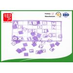 Purple   dots , Lovely conenient alphabet letters for teaching for sale