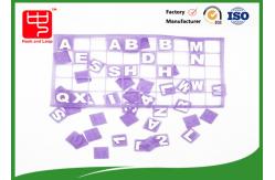 China Purple   dots , Lovely conenient alphabet letters for teaching supplier