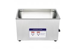 China 30L 304 Tank Benchtop Ultrasonic Cleaner Convenient Bottom Drainage supplier
