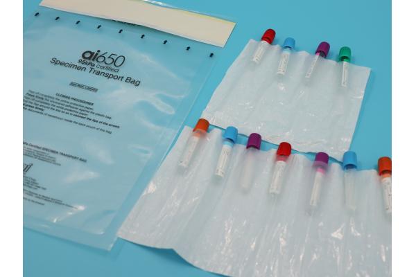 UN3373 Certified AI 650 Sample Bags For Medical Lab Specimen Transportation