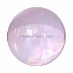 100mm Large Clear Acrylic Sphere Customized Plastic Transparent Red Acrylic Ball
