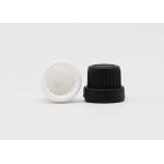 Ribbed Plastic Tamper Evident Cap 18mm With Insert For Essential Oil Bottle