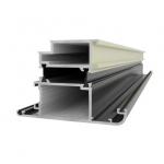 Glass / Silding Window Extruded Aluminium Profiles , Silver Aluminum Extrusion Profiles for sale