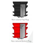 Non Rotational PDC Top Plug Cementing NBR Cement Manufacturing Plug for sale