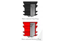 China Non Rotational PDC Top Plug Cementing NBR Cement Manufacturing Plug supplier