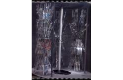 China Plastic Cutlery Vacuum Metalizing Machine For Disposable Plastic Spoon / Fork supplier