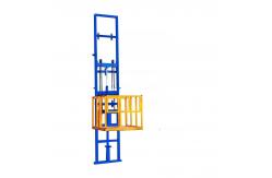 China 1 Ton Hydraulic Single Guide Rail Freight Elevator For Warehouse supplier