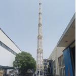 China 75ft Lattice 25m Portable Telecom Tower Telescopic Cell On Wheels Tower for sale