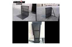 China Event Pedestrian Temporary Crowd Control Barriers Steel Portable Folding Safety supplier