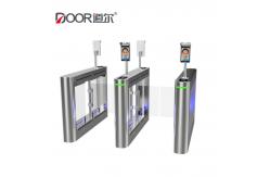 China 6653 Pedestrian Access Control Swing Gate Turnstile With Temperature Measurement Solution supplier