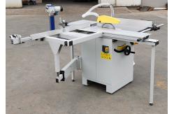 China 240V Electric Table Saw 250mm Auto Lubricating Precision Sliding Table Saw supplier