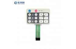 China Customized Design LED Membrane Switch , Embossed Keys LED Membrane Keypad supplier