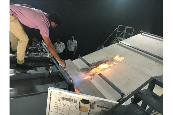 Test Instrument Fire Resistance Testing Of Roof Covering Materials Test Machine UL790