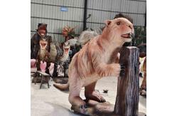 China Life-szie Ice Age Animated Castoroides Customization supplier