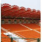 Prefab Stadium Tube Truss Steel Structure With Hot Dip Galvanized Surface Treatment for sale