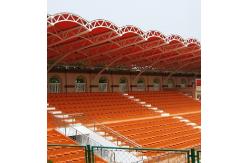 China Prefab Stadium Tube Truss Steel Structure With Hot Dip Galvanized Surface Treatment supplier