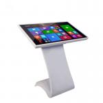 Indoor LCD Touch Screen Kiosk For Supermarket 49 Inch Tempered Glass Panel for sale