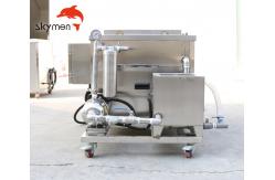China Customizable Industrial Ultrasonic Cleaning Machine With SUS 304 Basket / 1-99 Hour Timer supplier